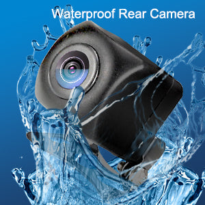 720P Waterproof Rear Camera, High Quality 32GB SD Card, 1080P FHD Front Camera Loop Recording & Accident Lock Super Wide Field of View Parking Monitor Camera