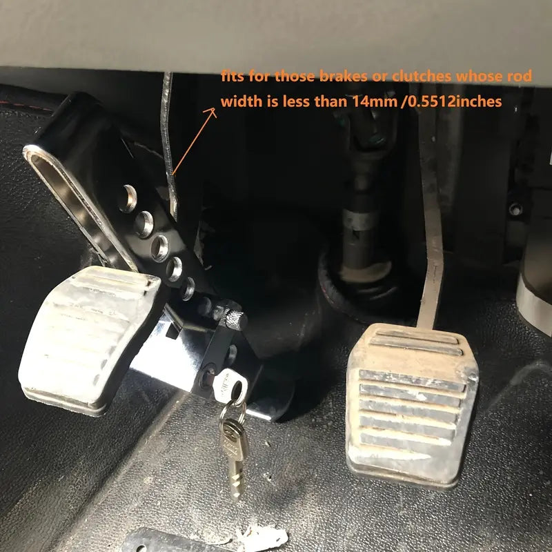 Car Hidden Anti-theft Lock Clutch Brake Throttle Lock