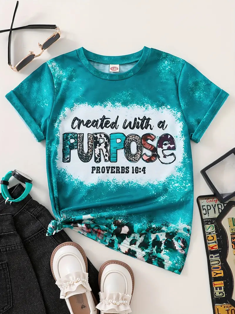 Summer Clothes for Teens Loose Fitting Tops - Girls Leopard