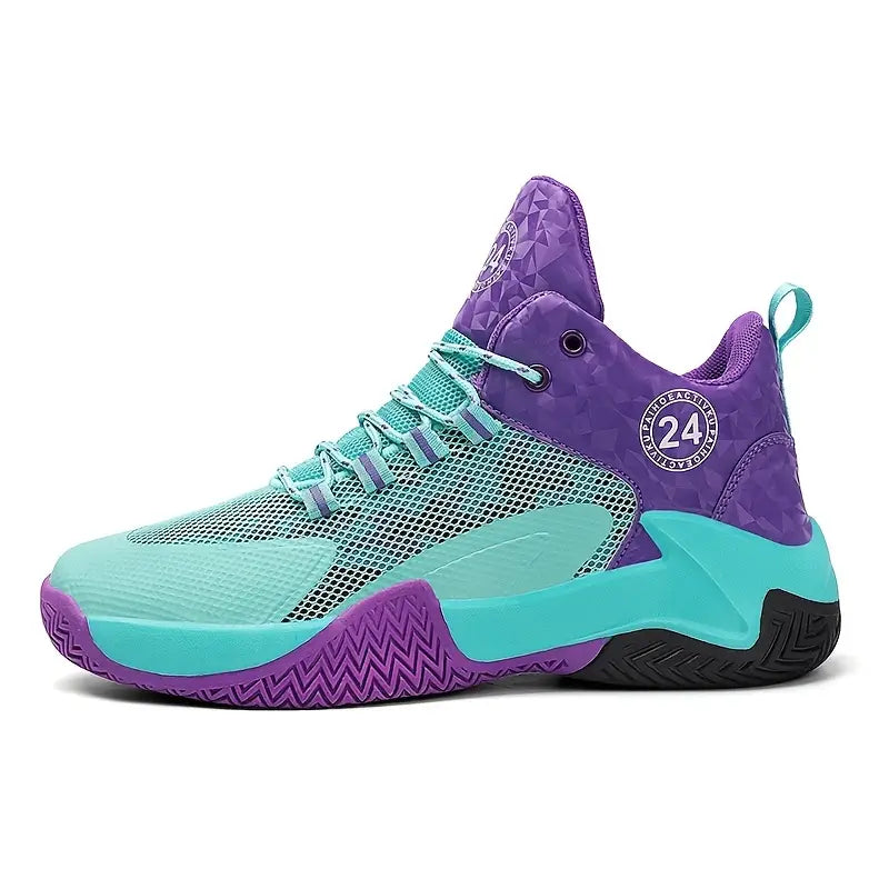 Comfy Breathable Non Slip Shock Absorption Lace Up Sneakers For Indoor/outdoor Training Running Walking
