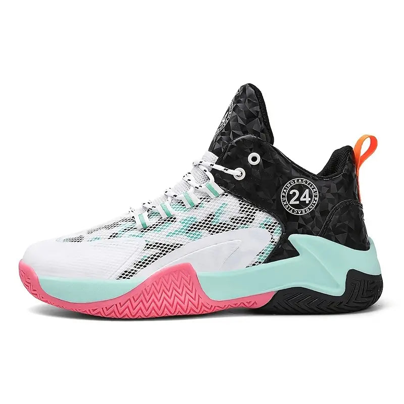 Comfy Breathable Non Slip Shock Absorption Lace Up Sneakers For Indoor/outdoor Training Running Walking