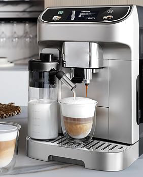 The automatic system delivers creamy frothed milk leaving you with a perfect end result. With 3 froth settings - 18+ One Touch Recipes, Built-in Grinder,