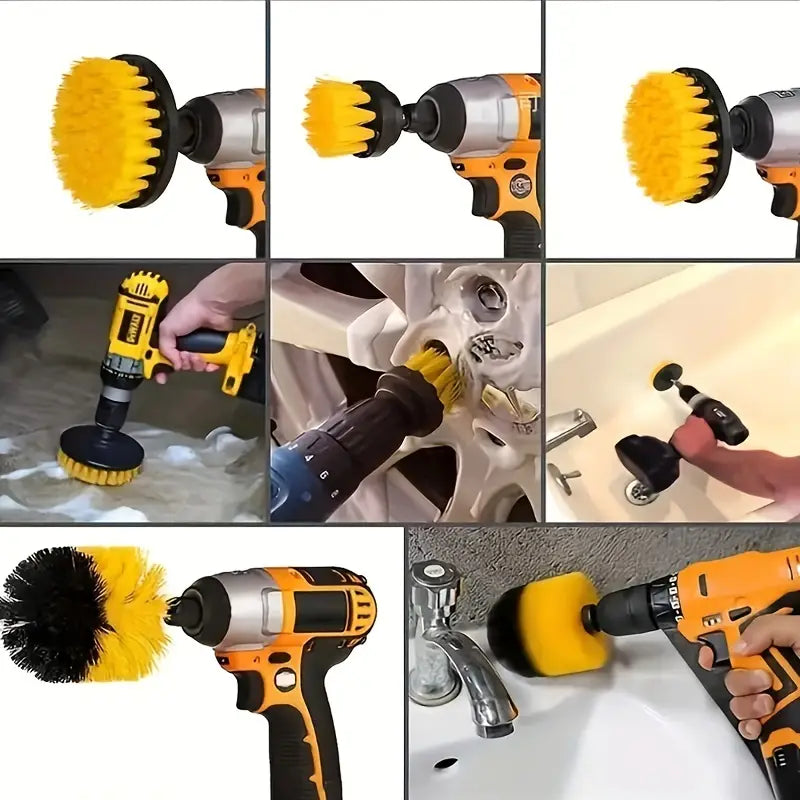 26-Piece Brushes, Drill Brush, and Wheel Cleaner