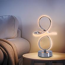 Lamp for Bedroom Music Sync Color Changing Desk Lamp Lights with Remote and App Control Dimmable Bedside Lamp