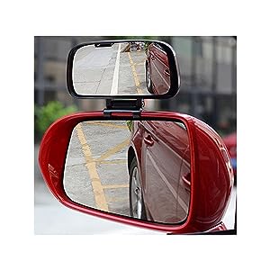 Waterproof Lense 360 Degree Car Blind Spot Mirror, Side Mirror Wide Angle Rearview Mirror,