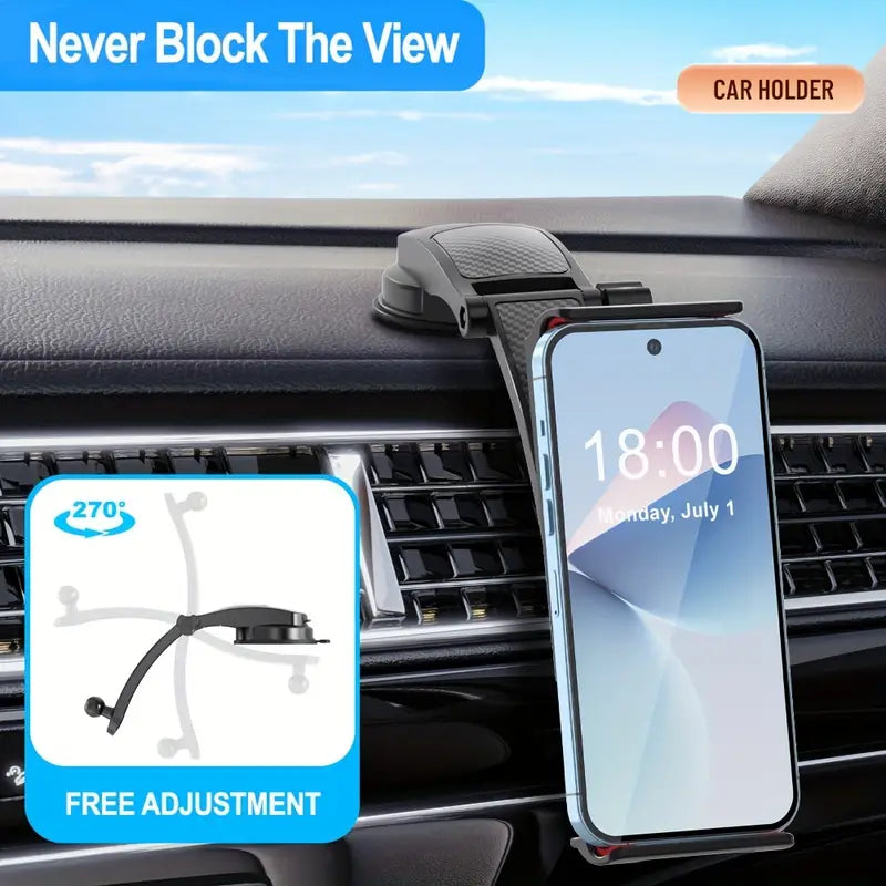 , Durable ABS Material Phone Mount For Car Dashboard Tablet Mount For Car t for Phones & Tablets,