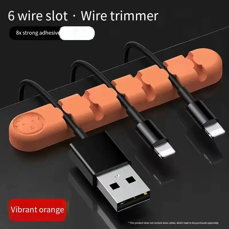 Cord Organizer, Cable Clips Cord Holder, Cable Management USB Cable Power Wire Cord Clips, Cable Organizers for Car Home, and Office