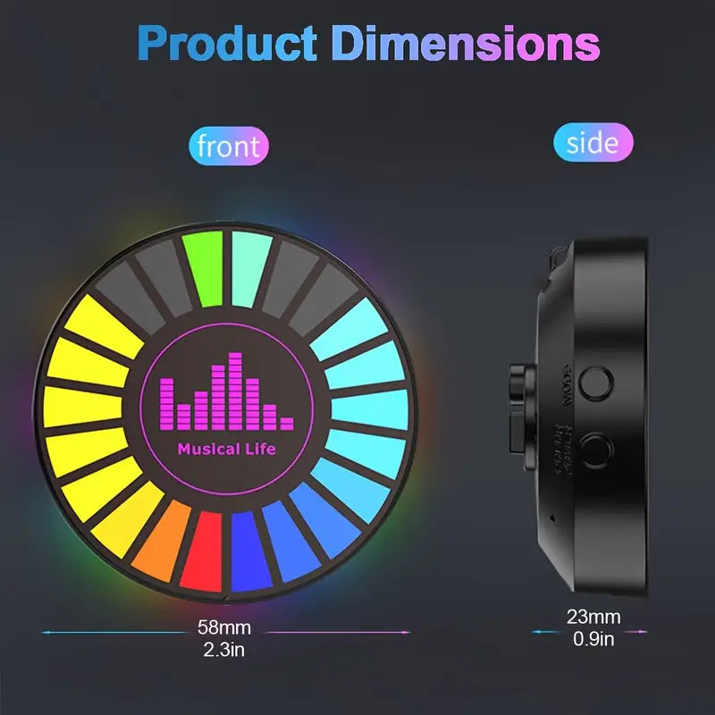 Car Voice Control Pickup Atmosphere Light- Car Pickup Car LED Atmosphere Light, Intelligent Car Air Vent