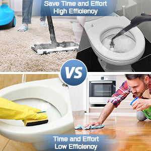 Steam Mop with 21-Piece Accessory Set, 1500W Heavy Duty Steamer Carpet Cleaner for Multi-Purpose 16.4ft Power Cord