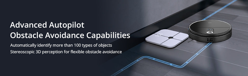 Vacuum and Mop Combo, 3300Pa Powerful Suction Ultra Slim Robot with Precise Lidar Navigation and Obstacle Avoidance