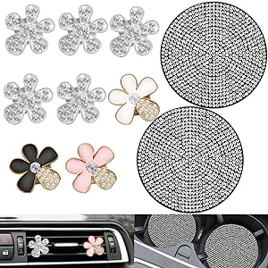 Multicolor Flowers Air Outlet Petals,  Decoration Flower, 10 pcs