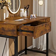 Home Office Desk with Storage