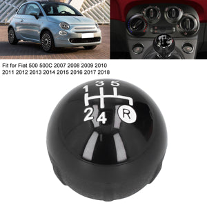 Gear Shift Knob, Car Accessories, for Fiat - Black