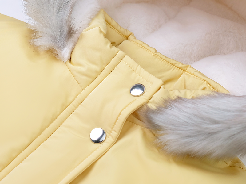 The high stand collar around the neck to shield the cold rain and air from the top, Girls Winter Coat Lightweight Fur-Hood Sherpa Lining Water-Resistant Little Girls JackeT