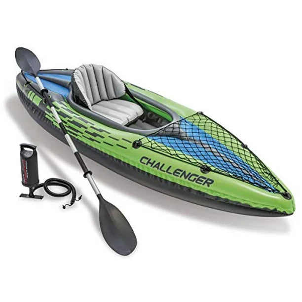 where you want to go. -Inflatable seats with backrests. -New sporty graphics for high visibility. K1 Kayak Kit
