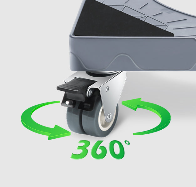 50.8L x 50.8W x 10.9H, These wheels also feature a dual-locking mechanism for easy positioning and stability, Wheels Mini Fridge Stand Adjustable Furniture Mover