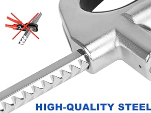 Wheel Lock,Vehicle Anti-Theft Lock,Adjustable Length Clamp Double Hook