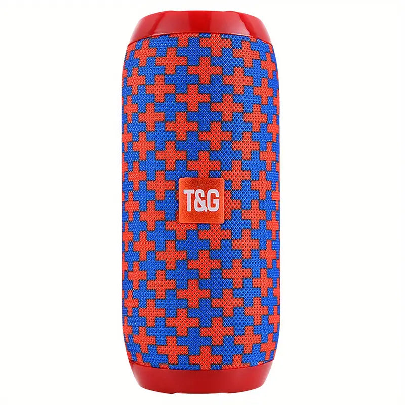 TG117 BT Outdoor Speaker Waterproof Portable Wireless Column Loudspeaker Box with TF Card FM Radio