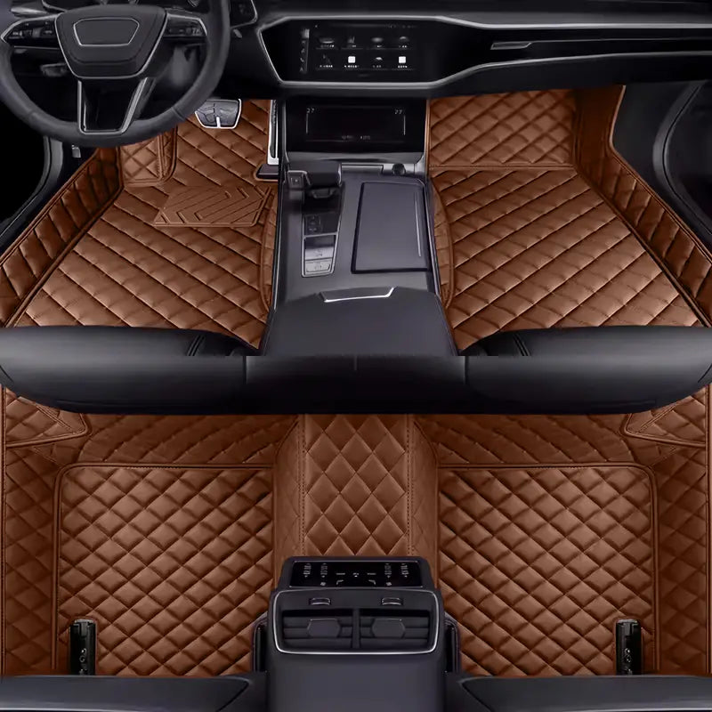 Mat 3-Piece Set All Weather PU Leather- For Audi A4