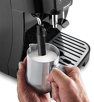 13 grind settings means all of your bean varieties are optimally prepared for extraction, Removable and dishwasher-safe parts for easy clean up. Espresso Machine with Manual Milk Frother