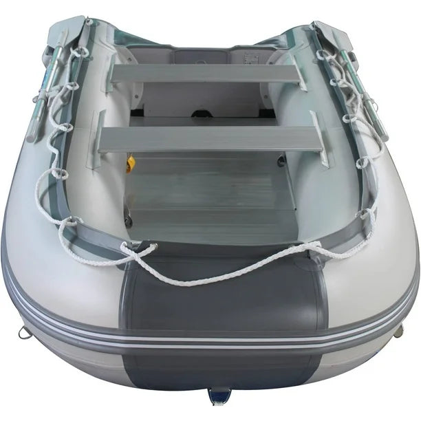 1100 Denier 0.9mm PVC fabric with aluminum floor board and marine plywood transom,  boat can also be used as a lifesaving raft in case of an emergency.  Dinghy Boat Yacht Tender Fishing Raft