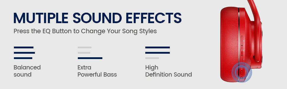 Wireless Headphones,  Over Ear Headphones and Microphone