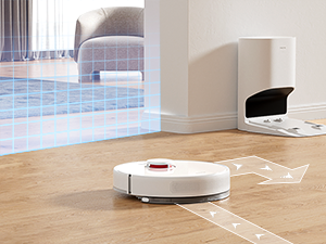 Robotic Vacuum with 4000 Pa Suction and lidar Navigation Compatible with Alexa Wi-Fi Connected