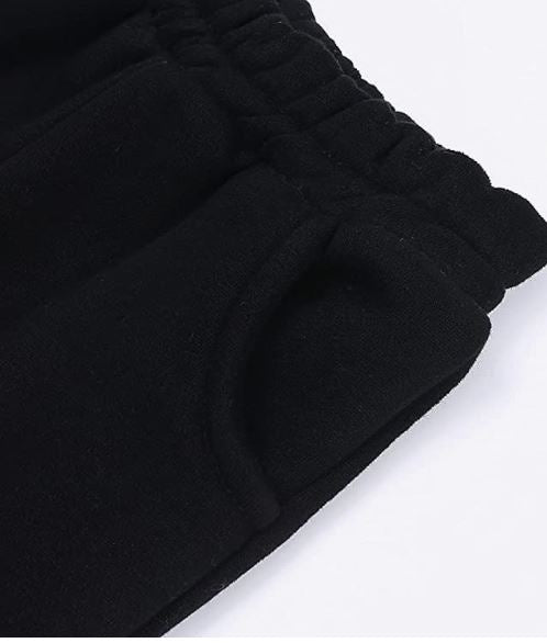 Tracksuit Kids Solid Color Hooded Sweatsuit Thick Cotton Pullover Sweatshirt + Pants Outfits Set