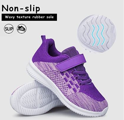 Unisex Lightweight Breathable Athletic Running Tennis Fitness Shoes for Toddler/Little Kid/Big Kid