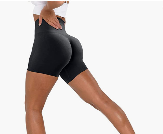 Contour Seamless Workout Shorts for Women High Waist Gym Biker Shorts