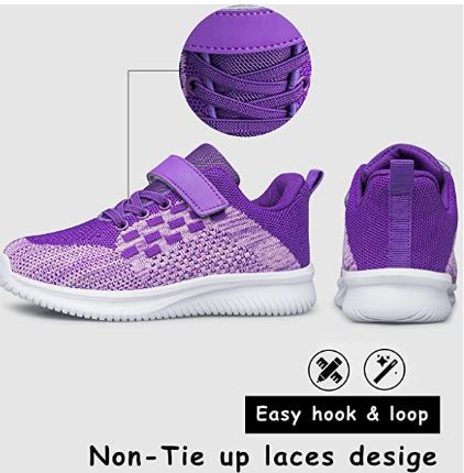 Unisex Lightweight Breathable Athletic Running Tennis Fitness Shoes for Toddler/Little Kid/Big Kid