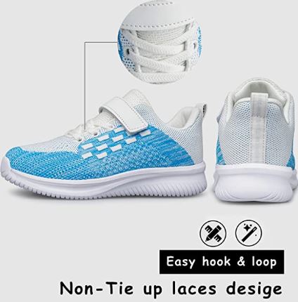 Unisex Lightweight Breathable Athletic Running Tennis Fitness Shoes for Toddler/Little Kid/Big Kid