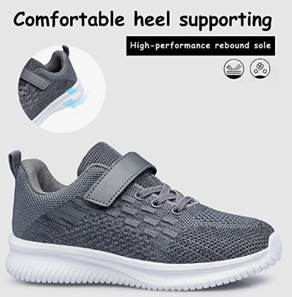 Unisex Lightweight Breathable Athletic Running Tennis Fitness Shoes for Toddler/Little Kid/Big Kid
