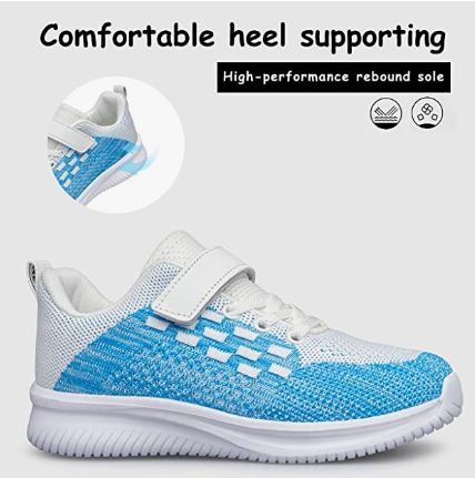 Unisex Lightweight Breathable Athletic Running Tennis Fitness Shoes for Toddler/Little Kid/Big Kid