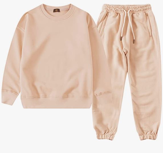 Boy's Hoodie Tracksuit Set Pullover Sweatshirt Jogging Pants 2 Pieces Sweatsuit