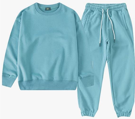 Boy's Hoodie Tracksuit Set Pullover Sweatshirt Jogging Pants 2 Pieces Sweatsuit