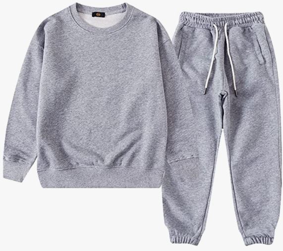 Boy's Hoodie Tracksuit Set Pullover Sweatshirt Jogging Pants 2 Pieces Sweatsuit