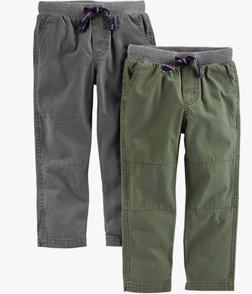 Boys' 2-Pack Pull On Pant