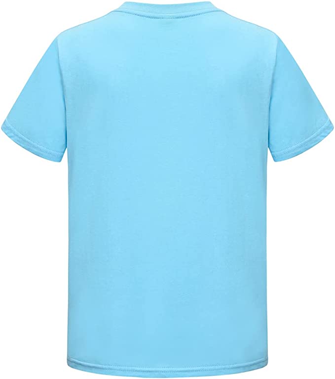 Boys Girls Youth 3D Short Sleeve Cotton Graphic