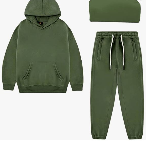 Boy's Hoodie Tracksuit Set Pullover Sweatshirt Jogging Pants 2 Pieces Sweatsuit