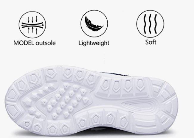 Breathable Athletic Running Walking Tennis Shoes for Toddler/Little Kid/Big Kid