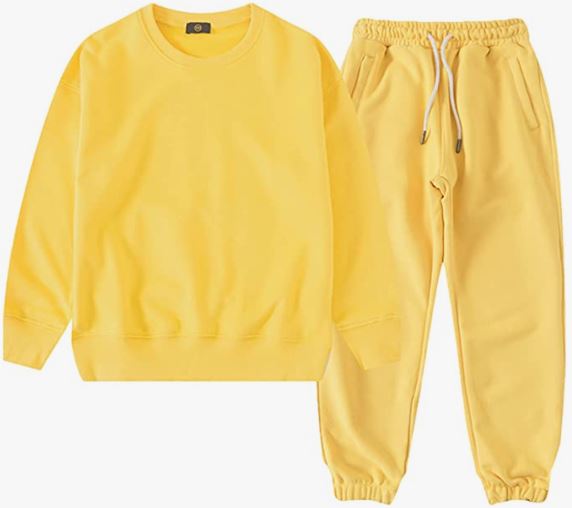 Boy's Hoodie Tracksuit Set Pullover Sweatshirt Jogging Pants 2 Pieces Sweatsuit
