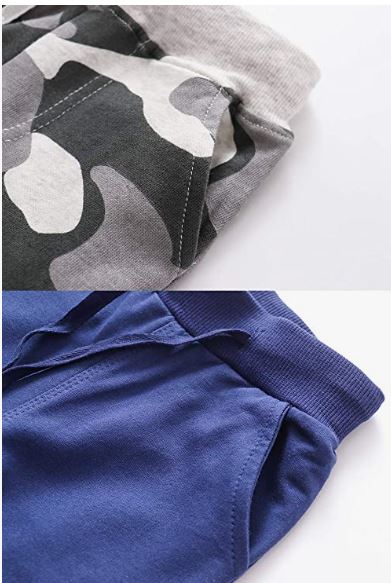 Boys Cotton Jogging Pants, Pull-On