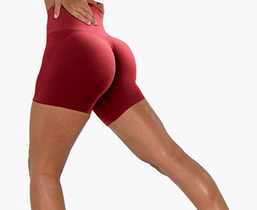 Contour Seamless Workout Shorts for Women High Waist Gym Biker Shorts