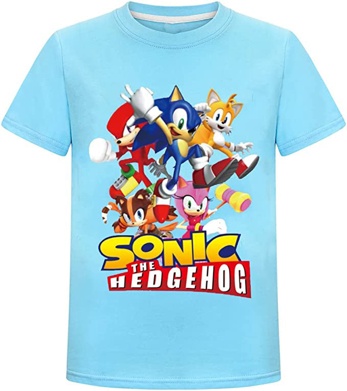 Boys Girls Youth 3D Short Sleeve Cotton Graphic
