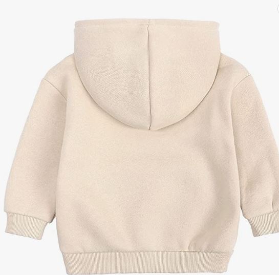 Tracksuit Kids Solid Color Hooded Sweatsuit Thick Cotton Pullover Sweatshirt + Pants Outfits Set