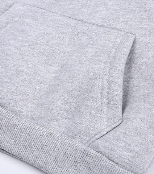 Tracksuit Kids Solid Color Hooded Sweatsuit Thick Cotton Pullover Sweatshirt + Pants Outfits Set