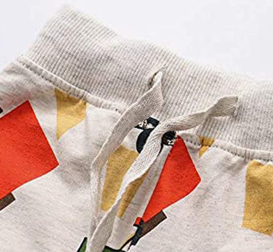 Boys Cotton Jogging Pants, Pull-On