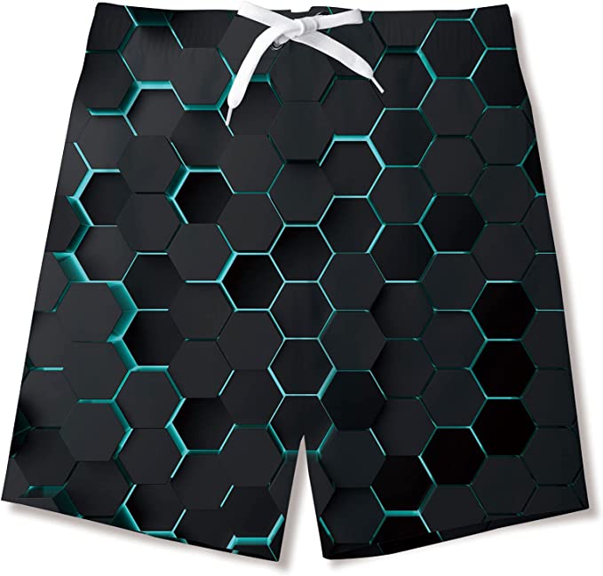 Quick Dry Beach Board Shorts 3D Cool Bathing Suits