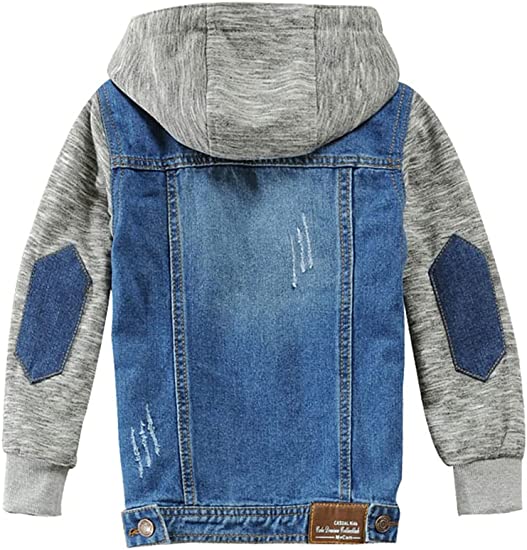 UNISEX Jacket Button Down Jean Coat Outwear